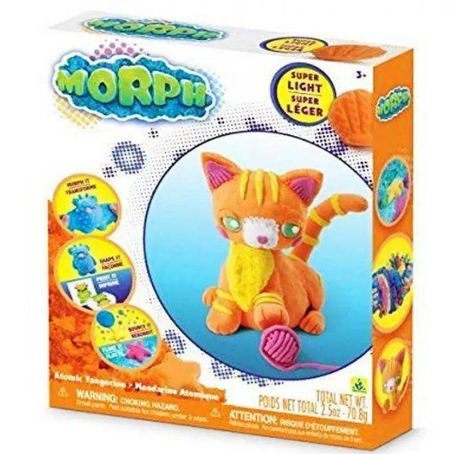 Orb Morph Putty Atomic Tangerine Fluffy Mess Free Play - ToylandEU