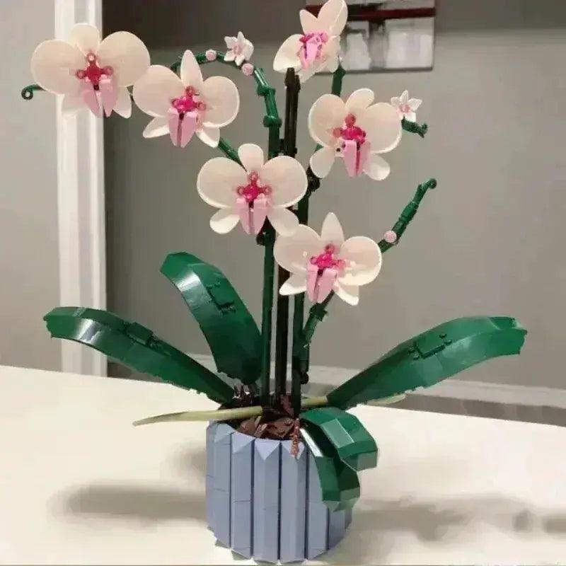  Orchid Building Blocks Bouquet Model CE Certified For Kids -  ToylandEU™