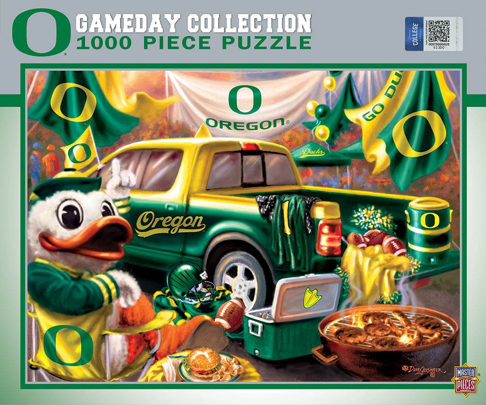 Oregon Ducks 1000 Piece Gameday Design Puzzle MasterPieces - ToylandEU