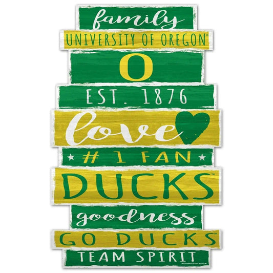  Oregon Ducks 11x17 Wood Sign Team Colors Family Word Decor -  ToylandEU™