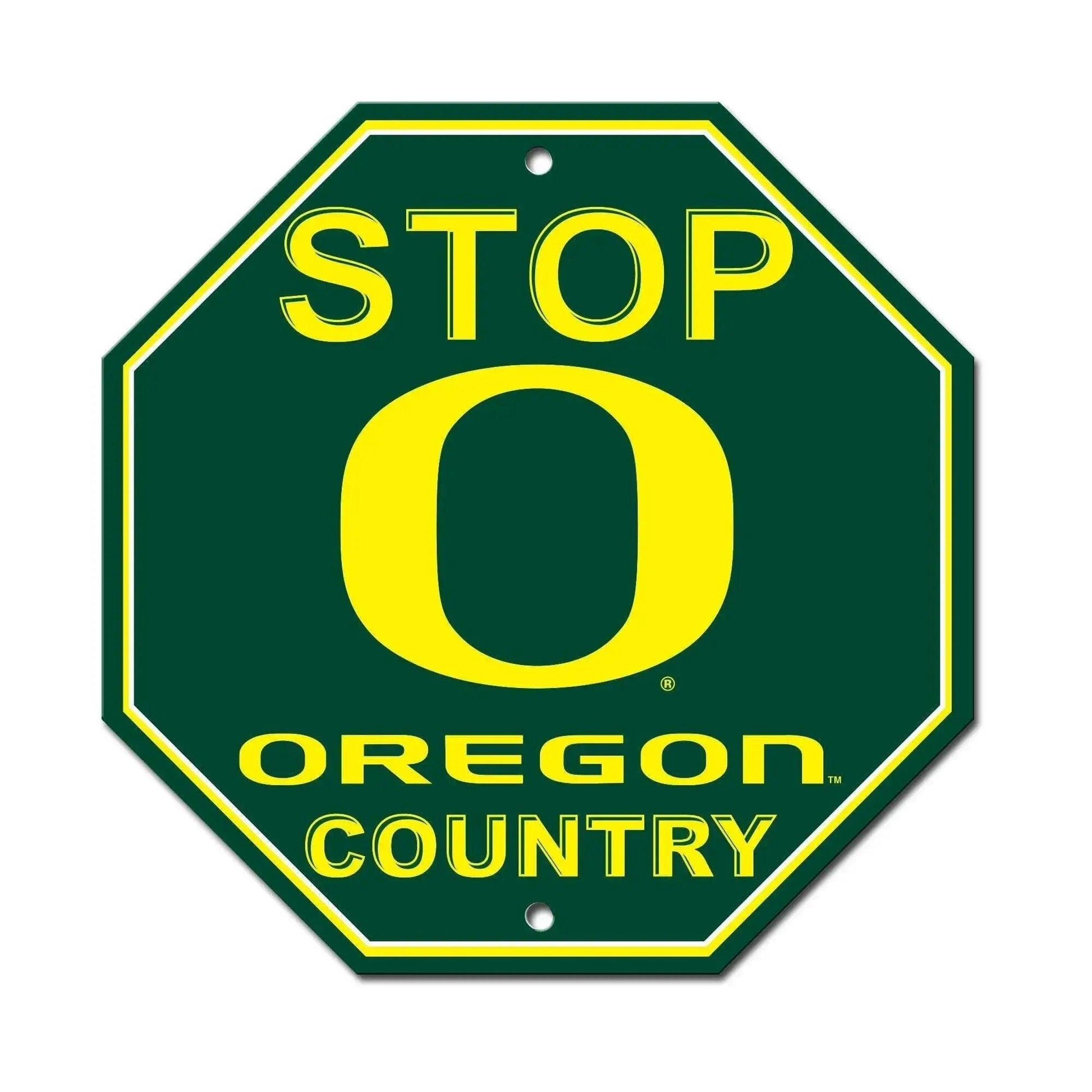  Oregon Ducks 12x12 Plastic Stop Sign O Design Emblem -  ToylandEU™