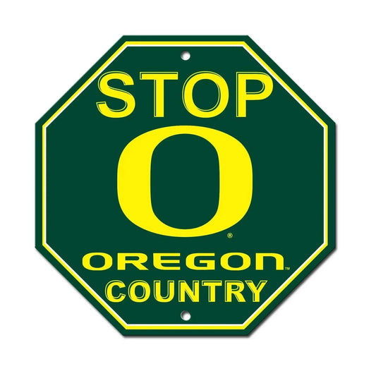  Oregon Ducks 12x12 Plastic Stop Sign O Design Emblem -  ToylandEU™