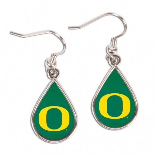Oregon Ducks Earrings Tear Drop Style Special Order - ToylandEU