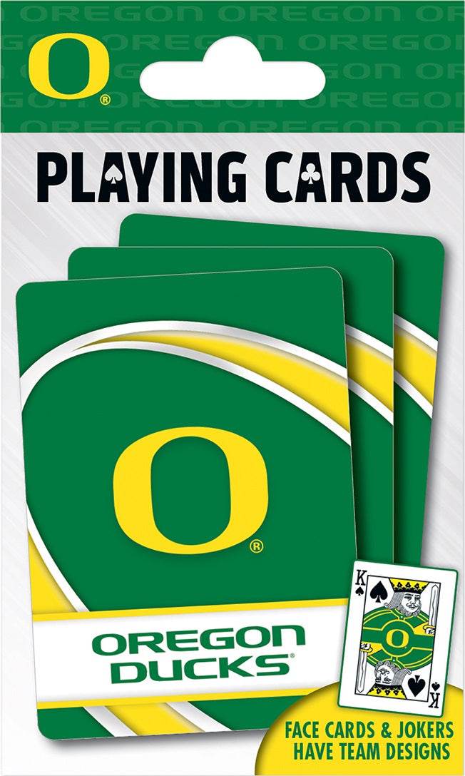 Oregon Ducks Logo Playing Cards Team Designs Ace Of Spades - ToylandEU