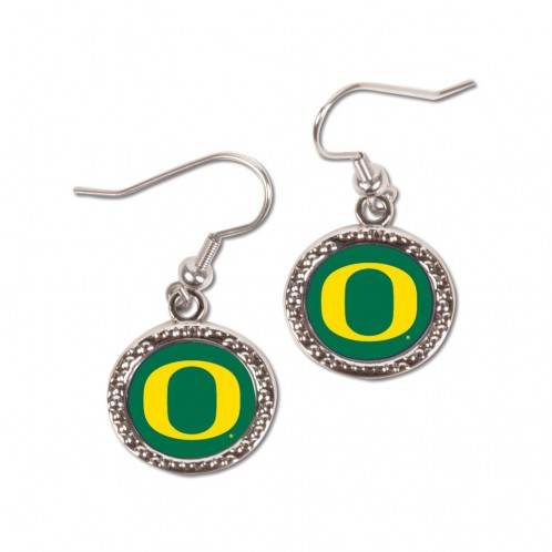 Oregon Ducks Round Style Earrings Officially Licensed - ToylandEU