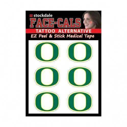  Oregon Ducks Tattoo Face Decals Six Skin Safe Waterless -  ToylandEU™