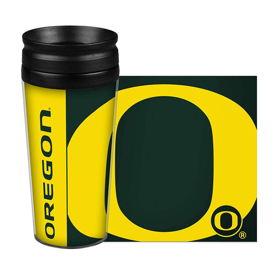Oregon Ducks Travel Mug 14oz Full Wrap Hype Design Edition - ToylandEU