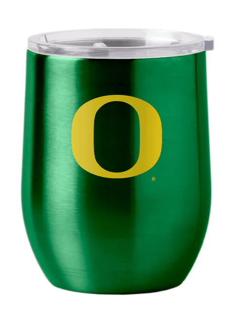 Oregon Ducks Travel Tumbler 16oz Stainless Steel Curved - ToylandEU
