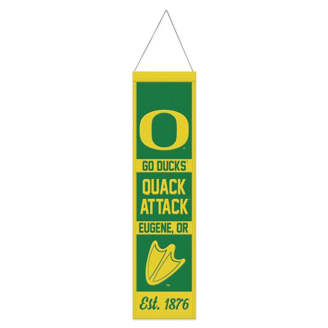 Oregon Ducks Wool Banner 8x32 Heritage Evolution Design - ToylandEU