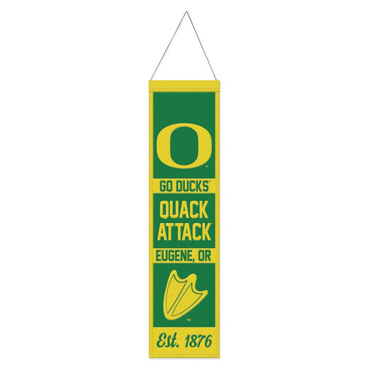 Oregon Ducks Wool Banner 8x32 Heritage Evolution Design - ToylandEU