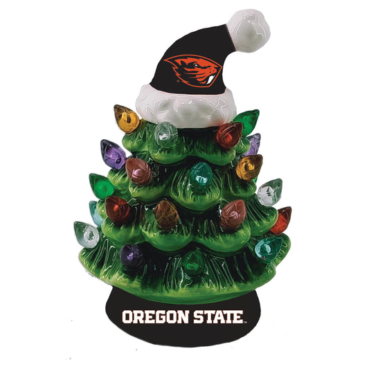 Oregon State Beavers 4 Inch LED Christmas Tabletop Tree - ToylandEU