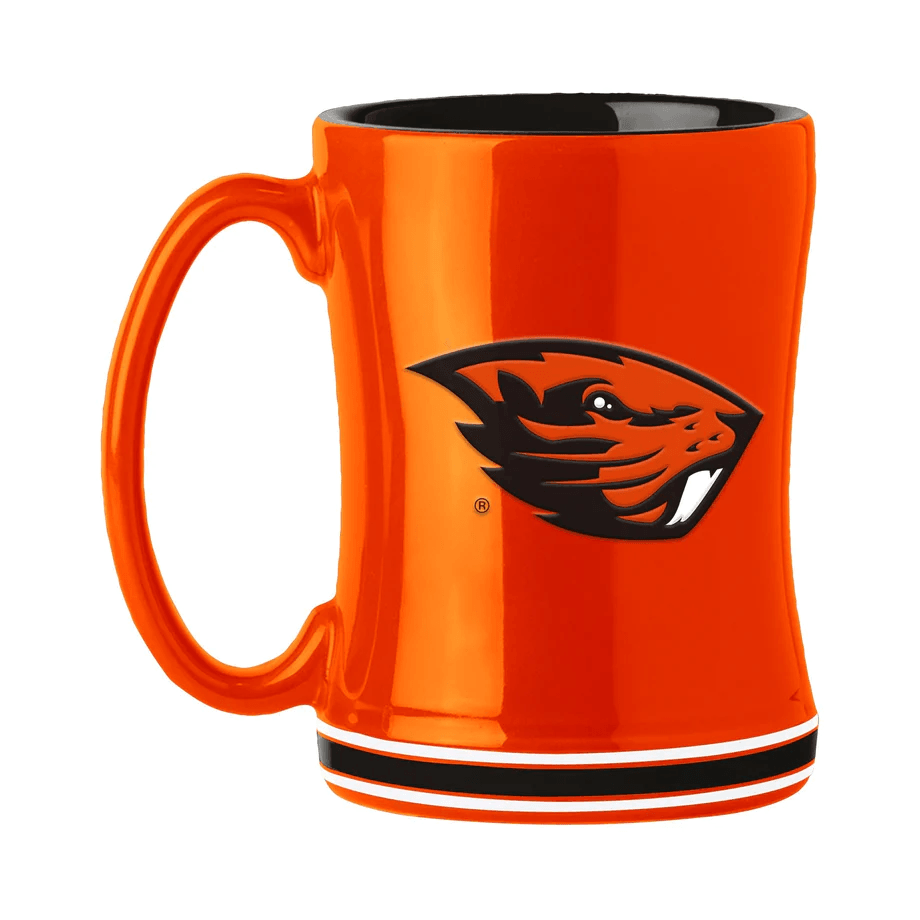 Oregon State Beavers Coffee Mug 14oz Sculpted Relief - ToylandEU