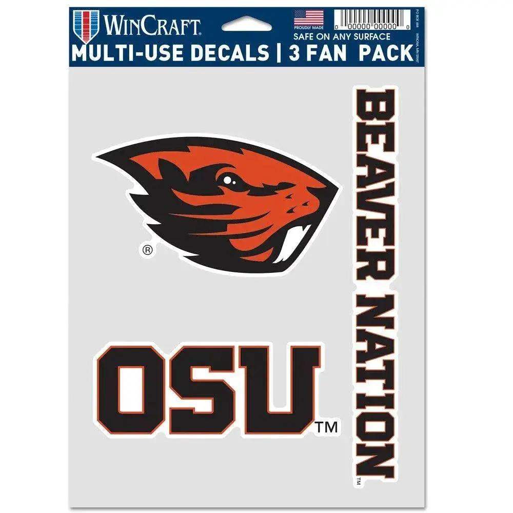  Oregon State Beavers Decal 3 Pack Multi Use Indoor Outdoor -  ToylandEU™