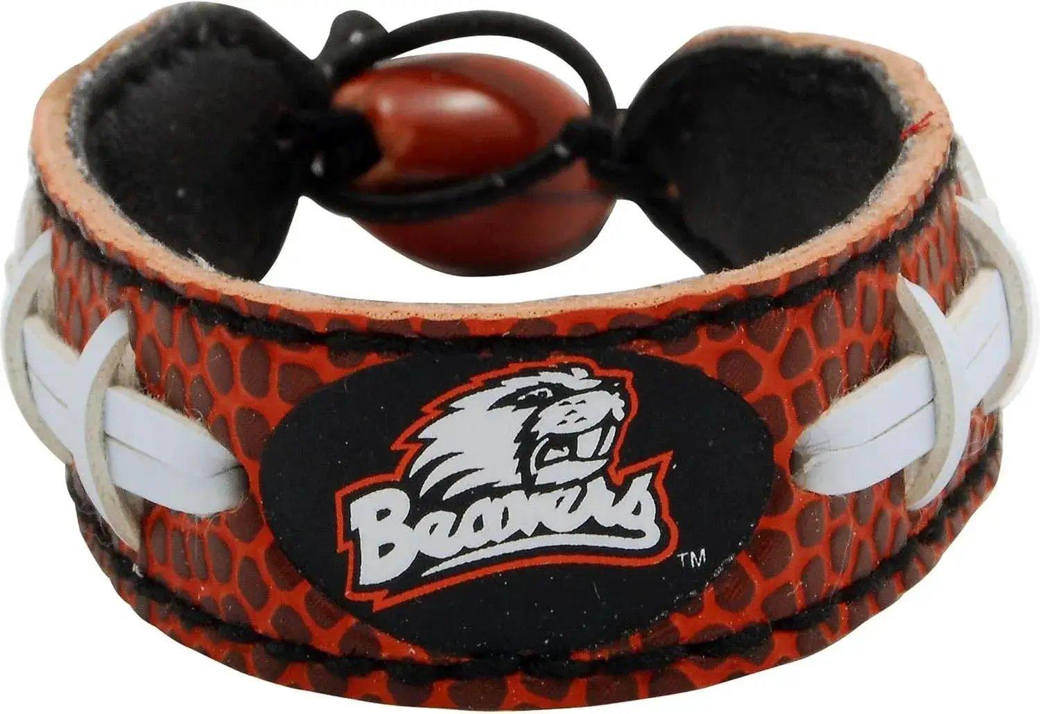  Oregon State Beavers Leather Bracelet Classic Football -  ToylandEU™