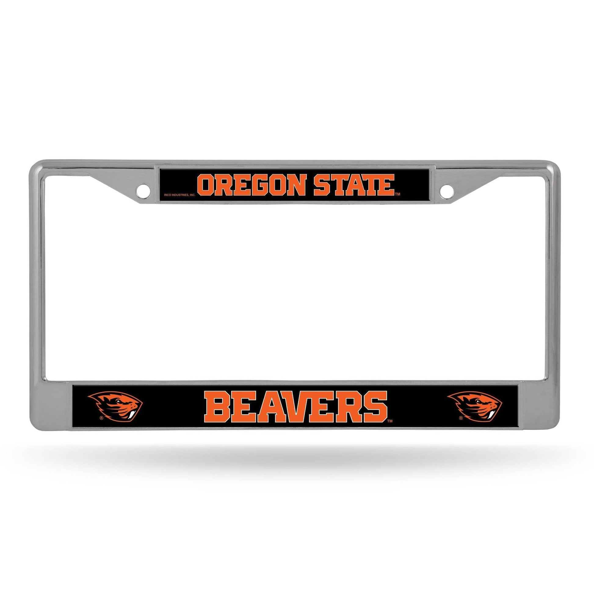 Oregon State Beavers License Plate Frame Chrome Insert - ToylandEU