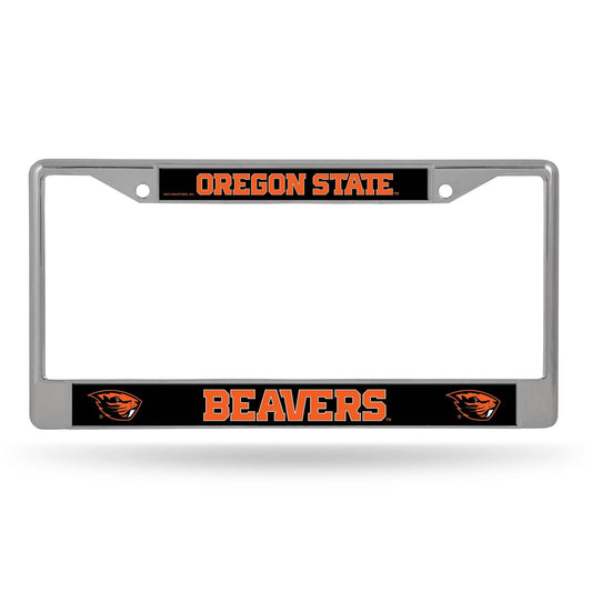 Oregon State Beavers License Plate Frame Chrome Insert - ToylandEU