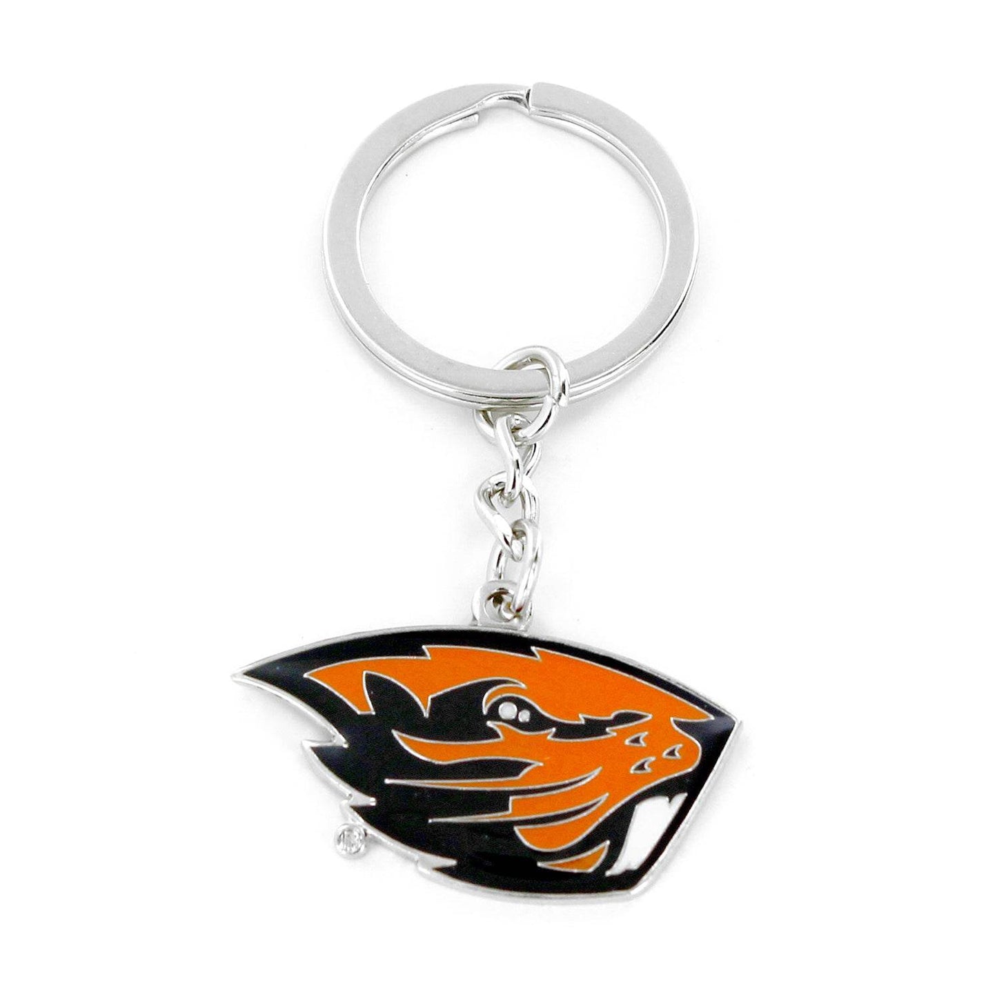 Oregon State Beavers Logo Keychain Durable Metal Split Ring - ToylandEU