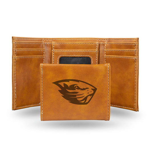Oregon State Beavers Trifold Wallet Laser Engraved Edition - ToylandEU