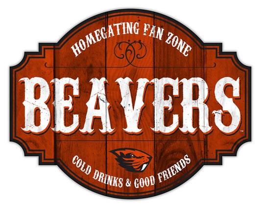 Oregon State Beavers Wood Sign 12 Inch Homegating Tavern - ToylandEU