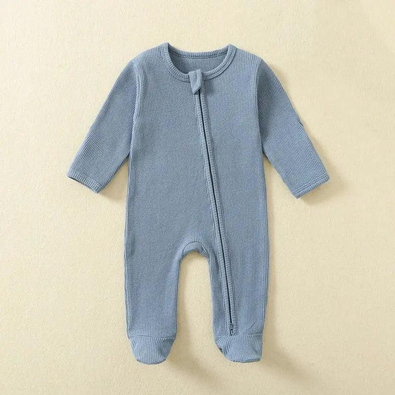  Organic Cotton Baby Romper Zipper Sleepsuit Ultra Soft -  ToylandEU™