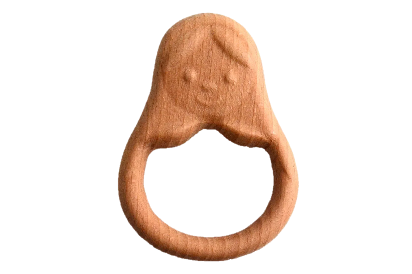 Organic Wooden Rattle Teether For Baby Teething Comfort - ToylandEU