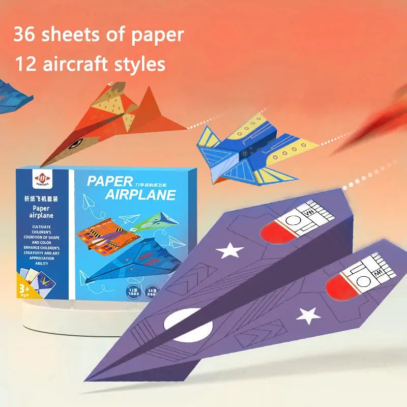 Origami Paper Planes DIY Kit For Kids Educational Toy - ToylandEU