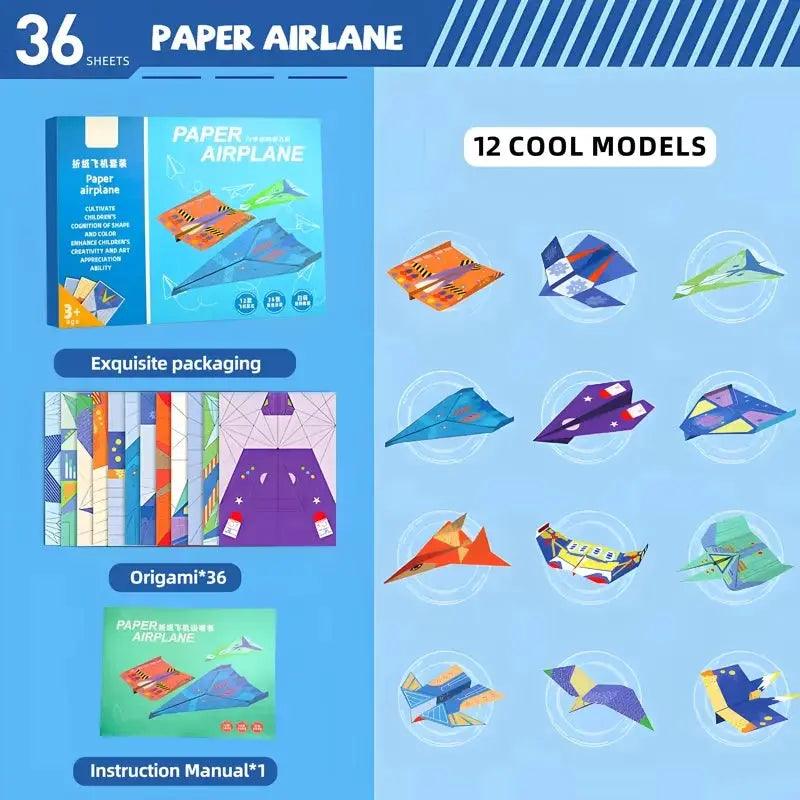  Origami Paper Planes DIY Kit for Kids Educational Toy -  ToylandEU™