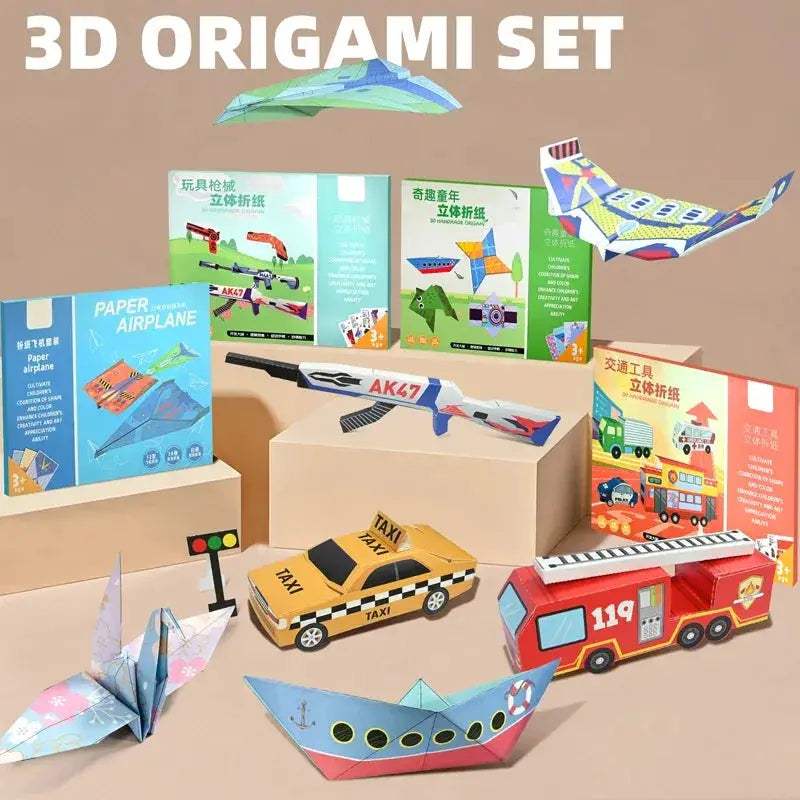 Origami Paper Planes For Kids Educational Craft Kit - ToylandEU