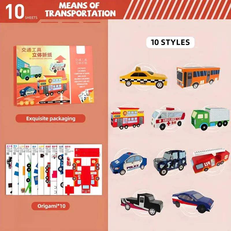 Origami Paper Planes For Kids Educational Craft Kit - ToylandEU