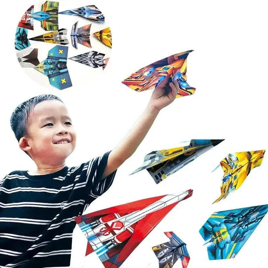  Origami Paper Planes For Kids Folding Diy Kit -  ToylandEU™