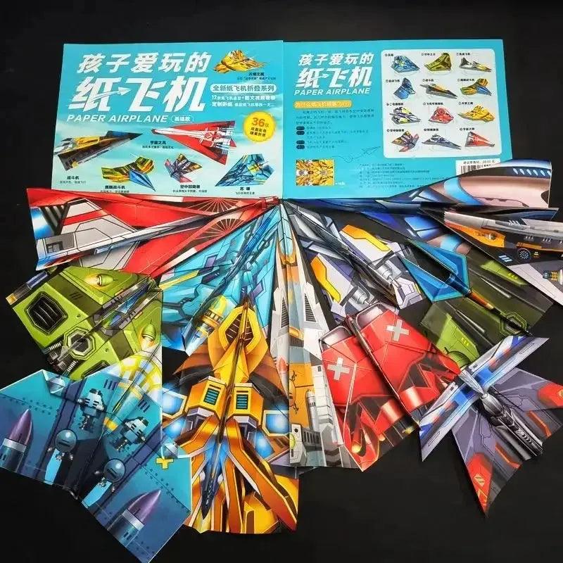  Origami Paper Planes For Kids Folding Diy Kit -  ToylandEU™