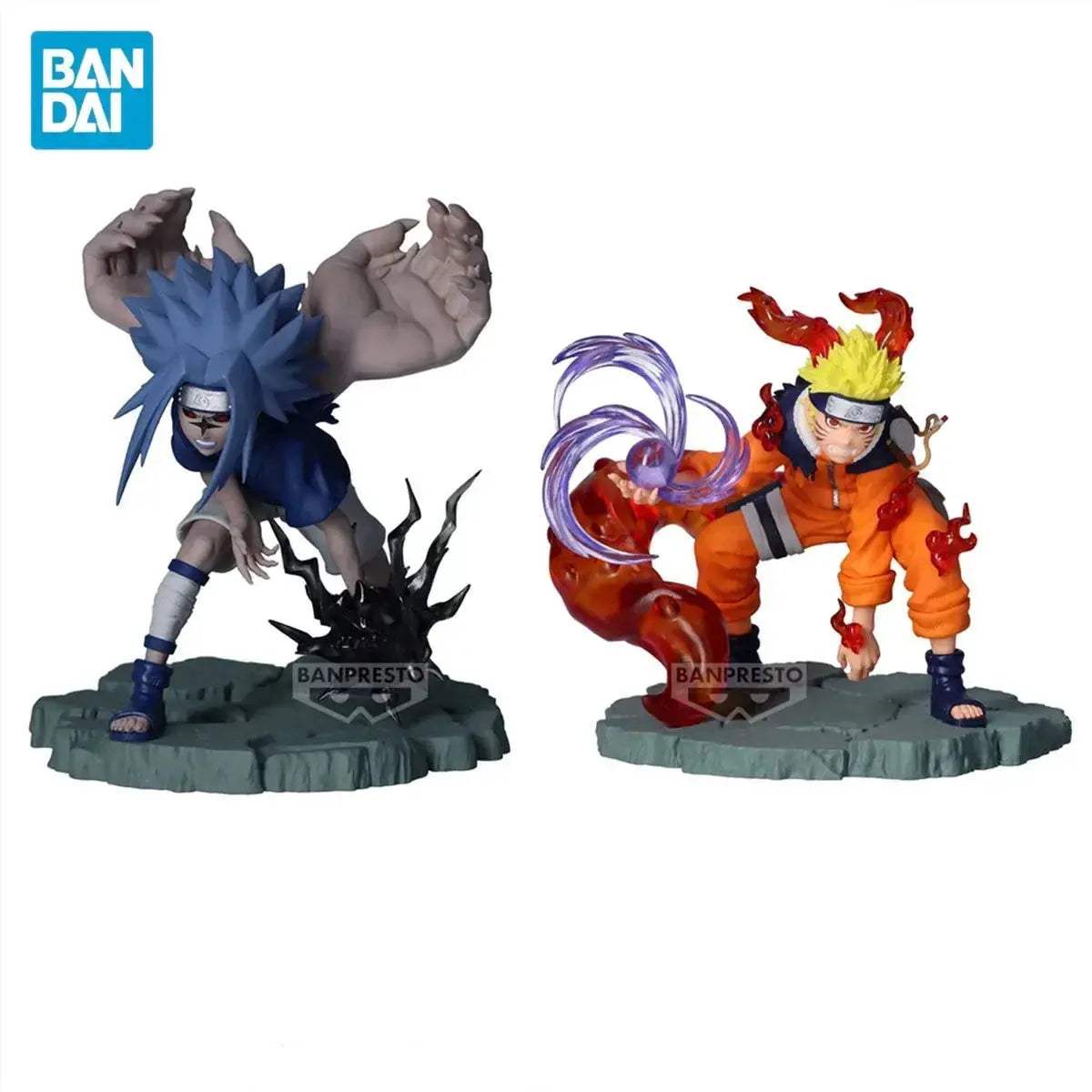 Naruto Shippuden Sasuke Vs Naruto Battle Ready Action Figures 9cm - ToylandEU