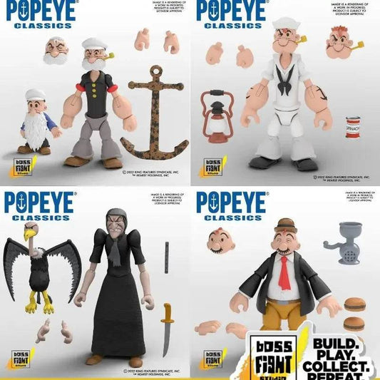 Original Bfs Popeye The Sailor Man Doll Toys Collection - ToylandEU