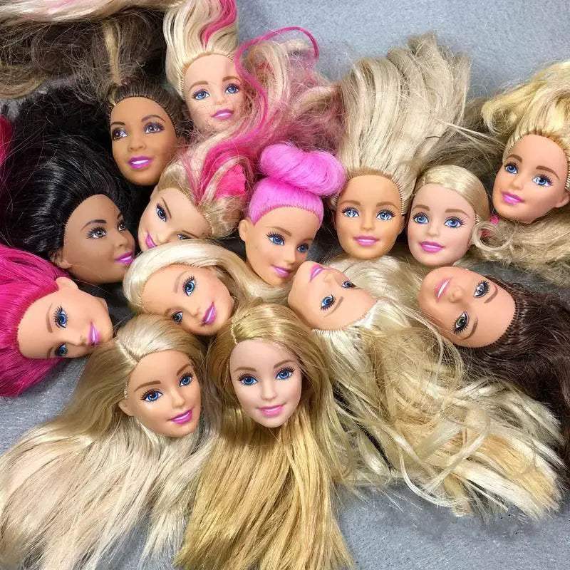  Vivid Doll Heads Set Blue Purple Hair Toyland EU -  ToylandEU™
