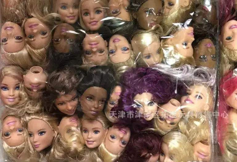  Vivid Doll Heads Set Blue Purple Hair Toyland EU -  ToylandEU™
