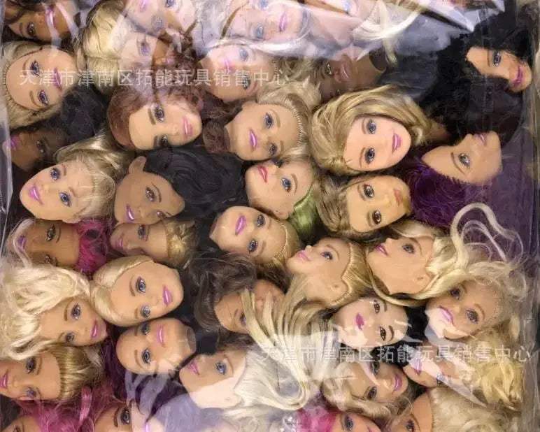  Vivid Doll Heads Set Blue Purple Hair Toyland EU -  ToylandEU™