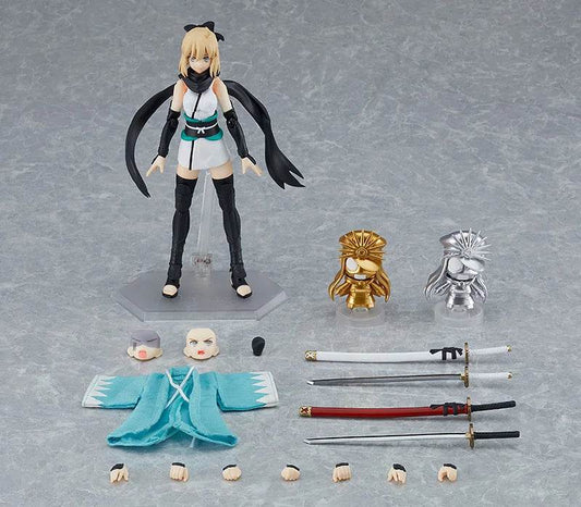 Original Figma 521 Saber Okita Souji DX Action Figure 135mm - ToylandEU