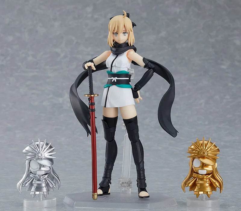 Original Figma 521 Saber Okita Souji DX Action Figure 135mm - ToylandEU