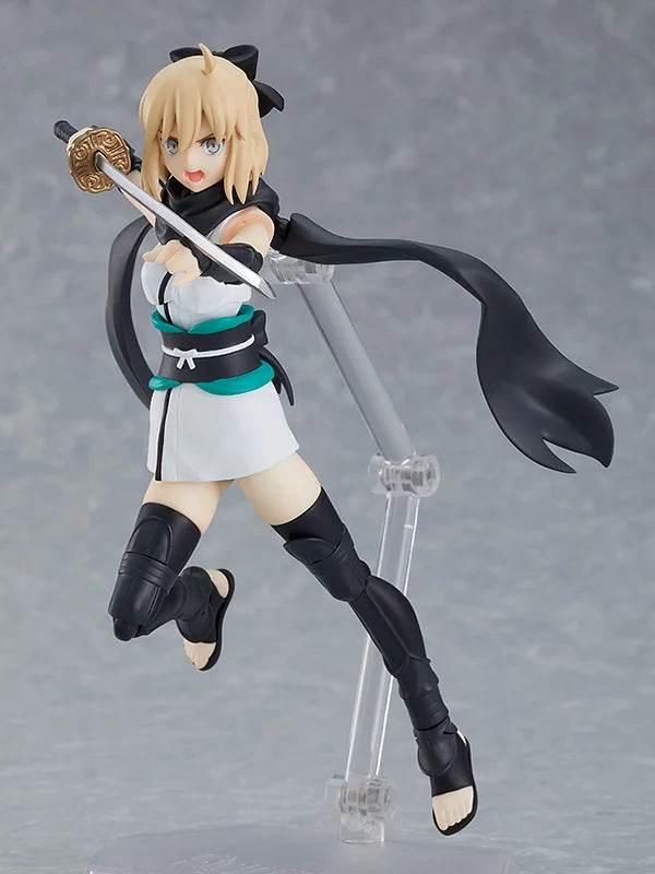 Original Figma 521 Saber Okita Souji DX Action Figure 135mm - ToylandEU