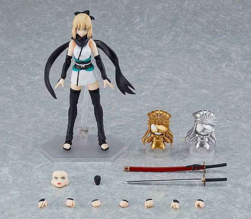 Original Figma 521 Saber Okita Souji DX Action Figure 135mm - ToylandEU