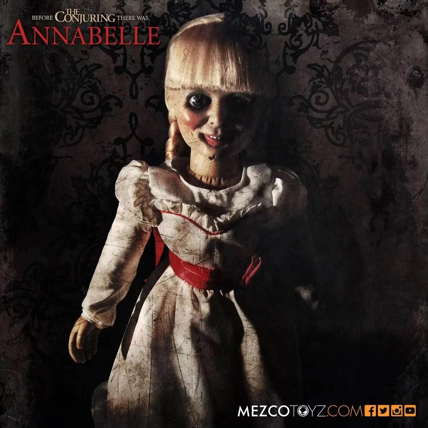 Original In Stock Mezco Annabelle 18 Inch Movable Doll - ToylandEU