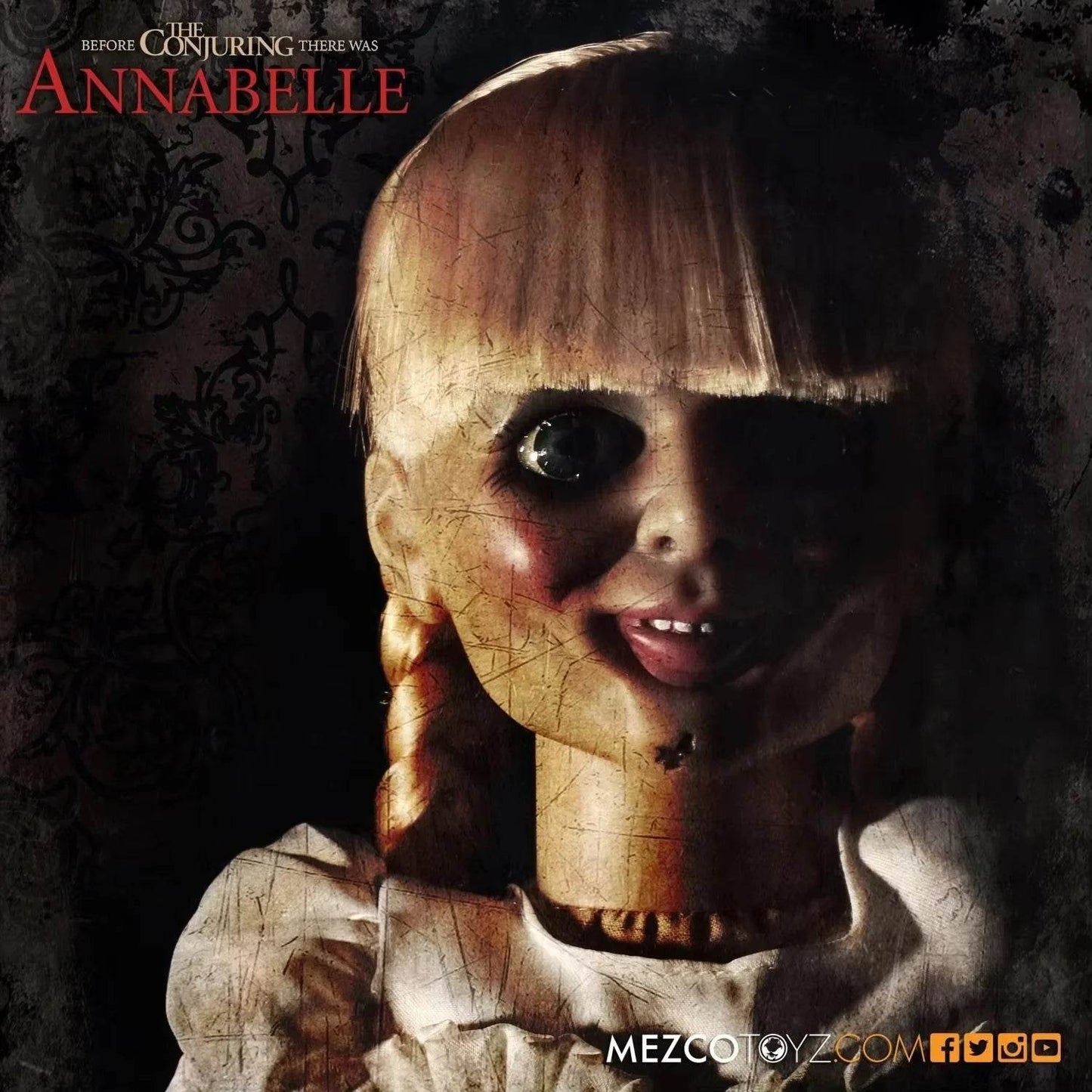 Original In Stock Mezco Annabelle 18 Inch Movable Doll - ToylandEU