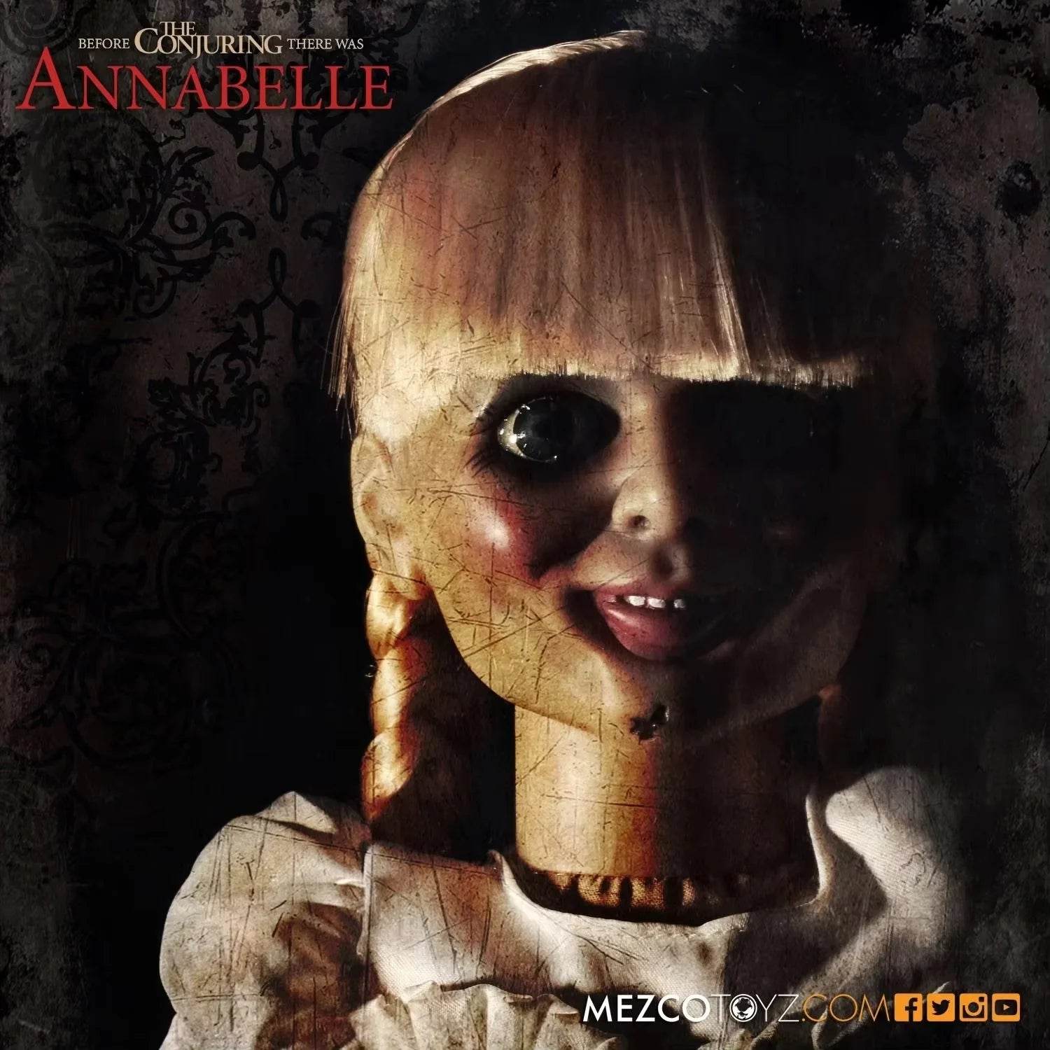 Original In Stock Mezco Annabelle 18 Inch Movable Doll - ToylandEU