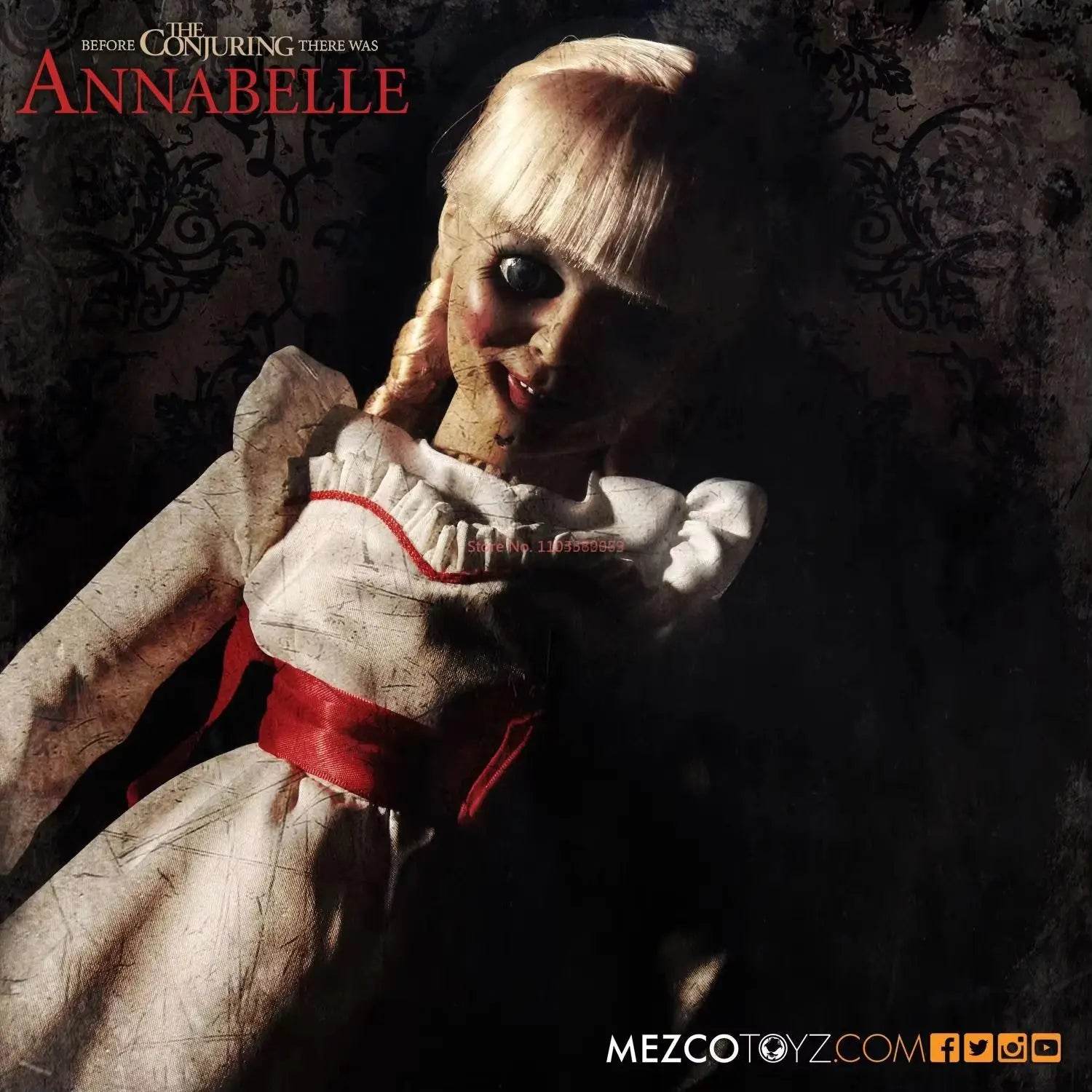 Original In Stock Mezco Annabelle 18 Inch Movable Doll - ToylandEU