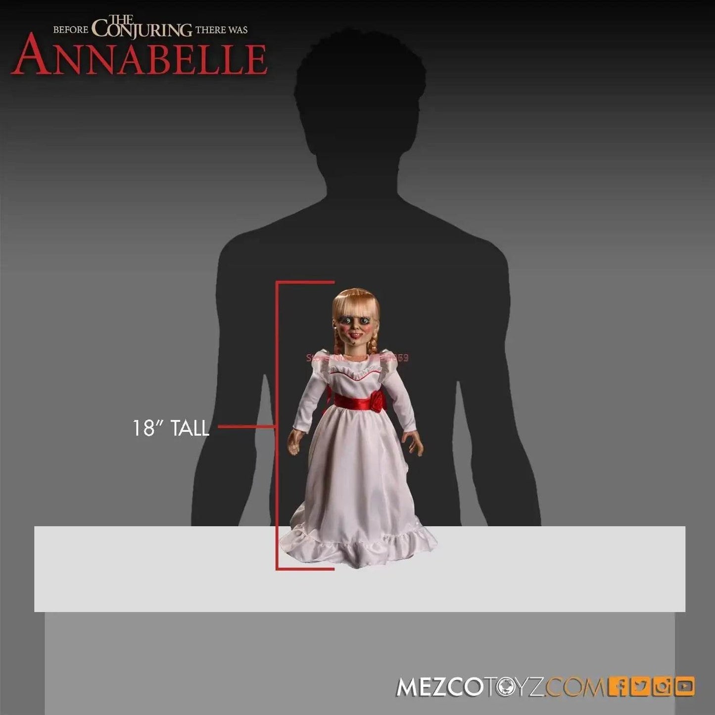 Original In Stock Mezco Annabelle 18 Inch Movable Doll - ToylandEU