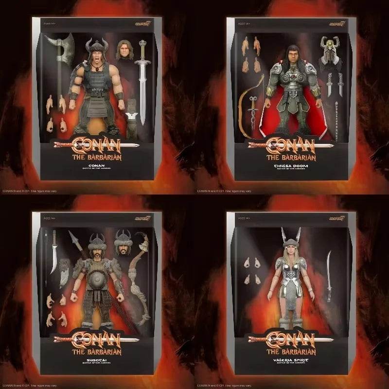 Original In Stock Super 7 Inch King Conan Action Figure Gifts - ToylandEU