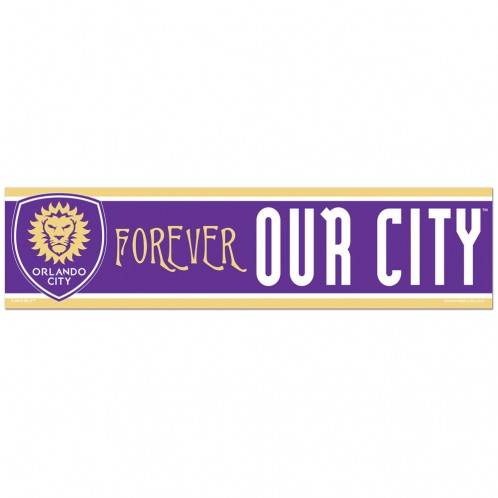Orlando City SC Decal 3x12 Bumper Strip Style Special Order - ToylandEU