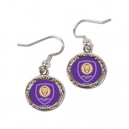Orlando City SC Earrings Round Style Special Order - ToylandEU