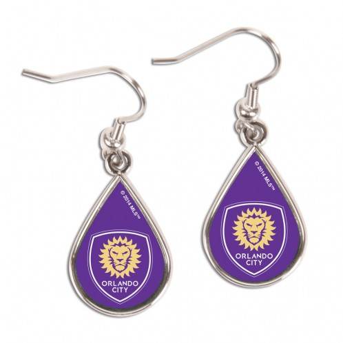 Orlando City SC Tear Drop Earrings Special Order Official - ToylandEU