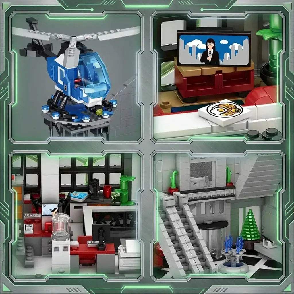 Oscorps House 6375-Piece Building Blocks Set Lego Compatible - ToylandEU